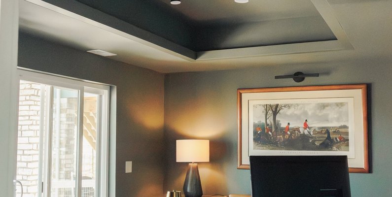 14. Work in Style: A Sophisticated Home Office in This Colorado Basement Remodel — Reither Construction