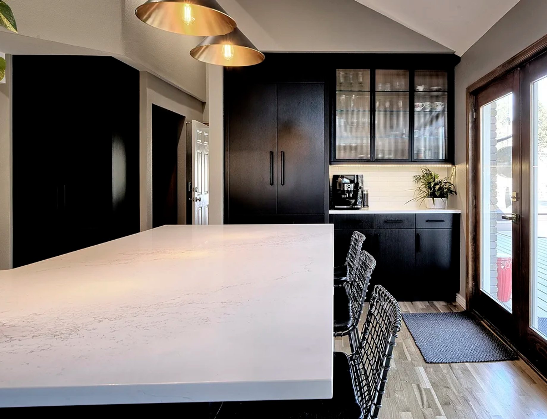 Completed custom kitchen remodel in Castle Rock Colorado by Reither Construction