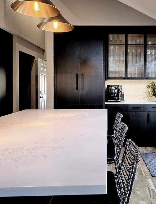 Kitchen remodel detail work by Reither Construction in Douglas County