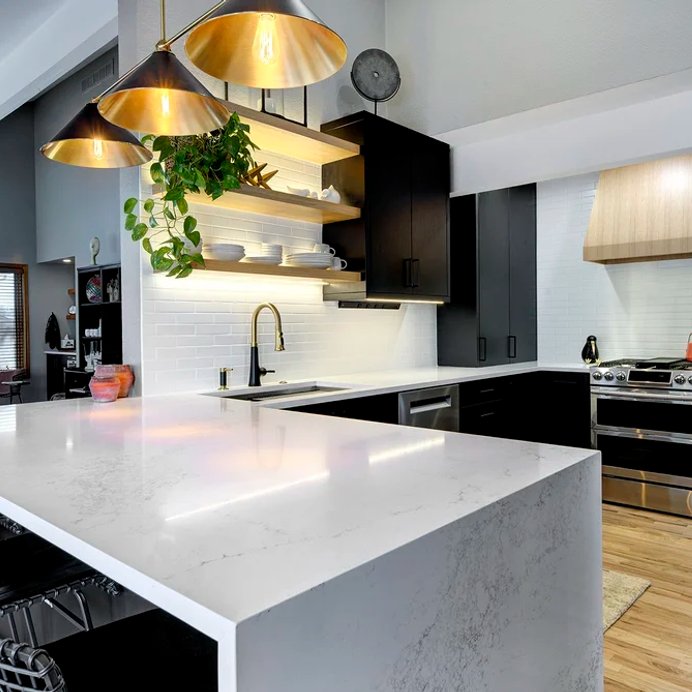 Modern Moody kitchen remodel in Parker by Reither Construction, view 5