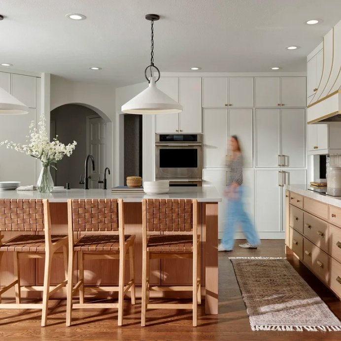 Natural Warm kitchen remodel in Greenwood Village by Reither Construction, view 2