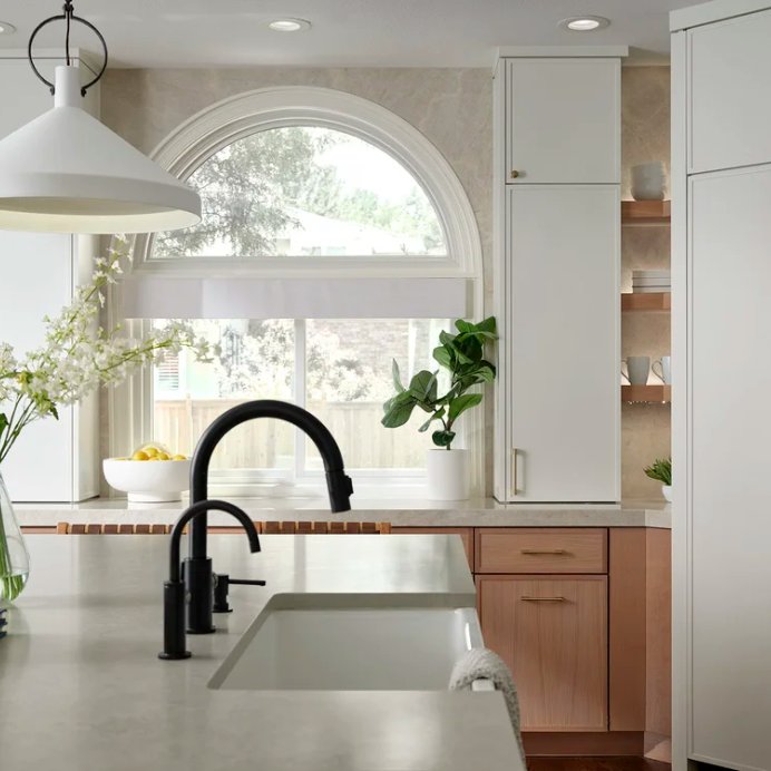 Natural Warm kitchen remodel in Greenwood Village by Reither Construction, view 4