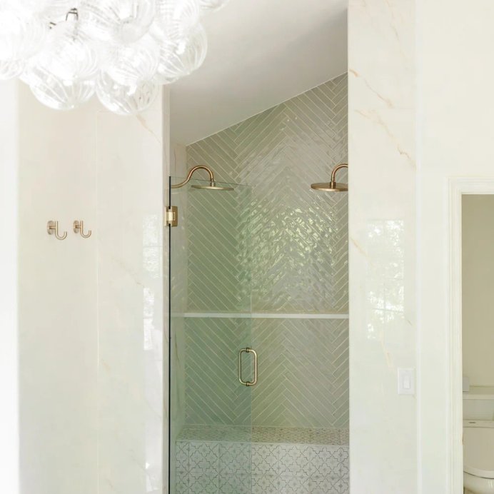 Modern Tranquility bathroom remodel in Greenwood Village by Reither Construction, view 3