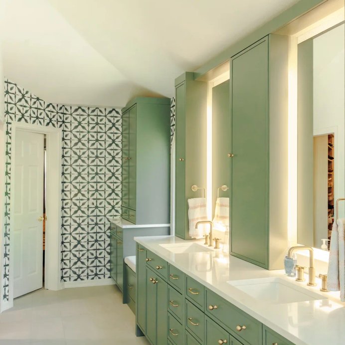 Modern Tranquility bathroom remodel in Greenwood Village by Reither Construction, view 4