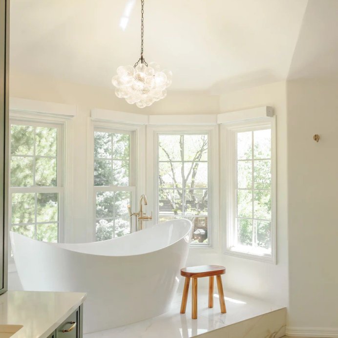 Modern Tranquility bathroom remodel in Greenwood Village by Reither Construction, view 5