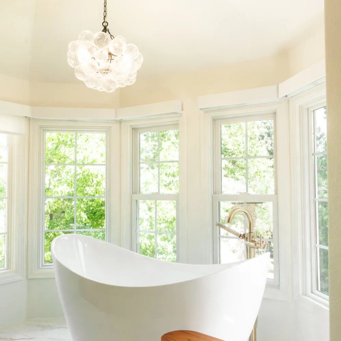 Modern Tranquility bathroom remodel in Greenwood Village by Reither Construction, view 6